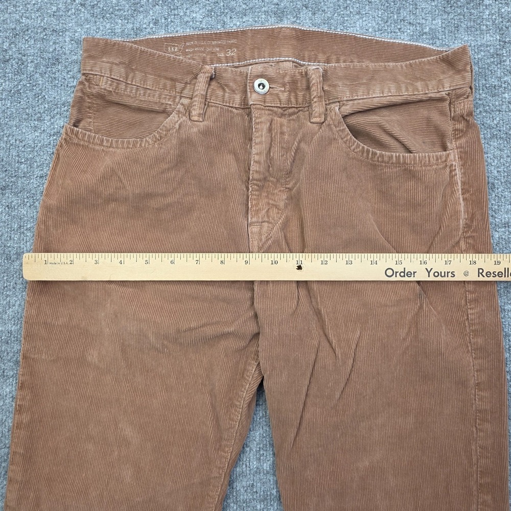 SKU Save Khaki United Corduroy Chino Pants Men's 32 (FITS 32 x 32) Brown - Picture 9 of 13